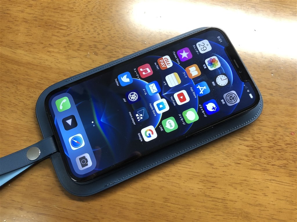 レザースリーブと共に購入』 Apple iPhone 12 Pro Max 512GB SIMフリー [パシフィックブルー]  hirohataさんのレビュー評価・評判 - 価格.com