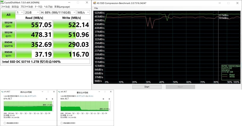 半永久的な書き込み寿命(62000TBW)で速度も高速なIntel P3700』 インテル DC P3700 Series  SSDPE2MD020T401 qutaさんのレビュー評価・評判 - 価格.com