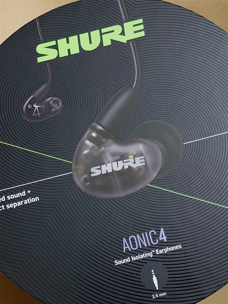 SE425がリスニングイヤホンに生まれ変わりました。』 SHURE AONIC 4