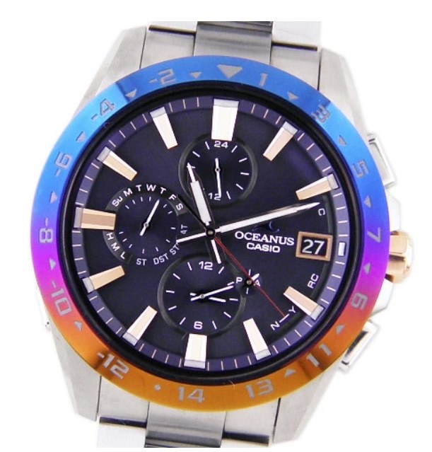 ベゼルが美しく希少絶版モデルで満足させてくれる逸品です カシオ オシアナス 15th Anniversary Model Ocw T3000c 2ajf ロックマンエグゼさんのレビュー評価 評判 価格 Com