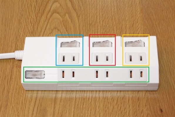 (まとめ) パナソニック ザ・タップマルチ 一括・個別スイッチ付 2P・6個口 ホワイト 2.0m WHA29263WKP(1個) 【×5セ まとめ) パナソニック ザ・タップマルチ 一括・個別スイッチ付 2P・6