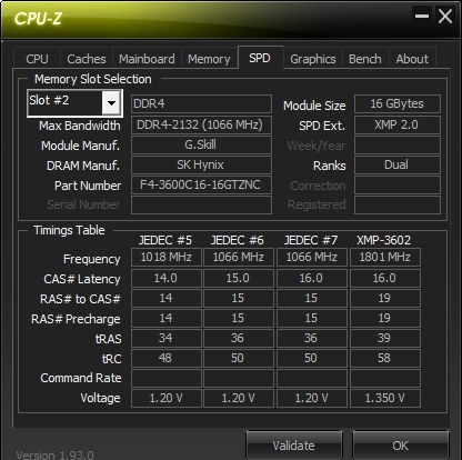 G.Skill F4-3600C16D-32GTZNC [DDR4 PC4-28800 16GB 2枚組]投稿画像 ...