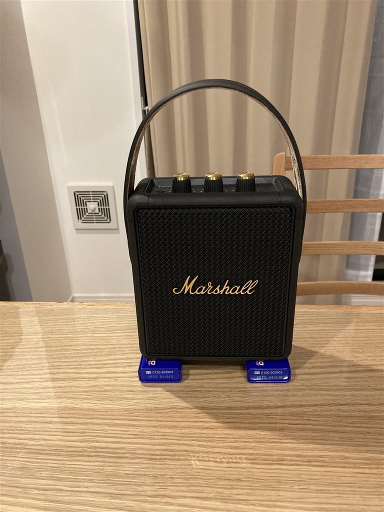 最高の音質をスタイリッシュに楽しめる傑作品』 Marshall STOCKWELL II [Black and Brass]  new3さんのレビュー評価・評判 - 価格.com