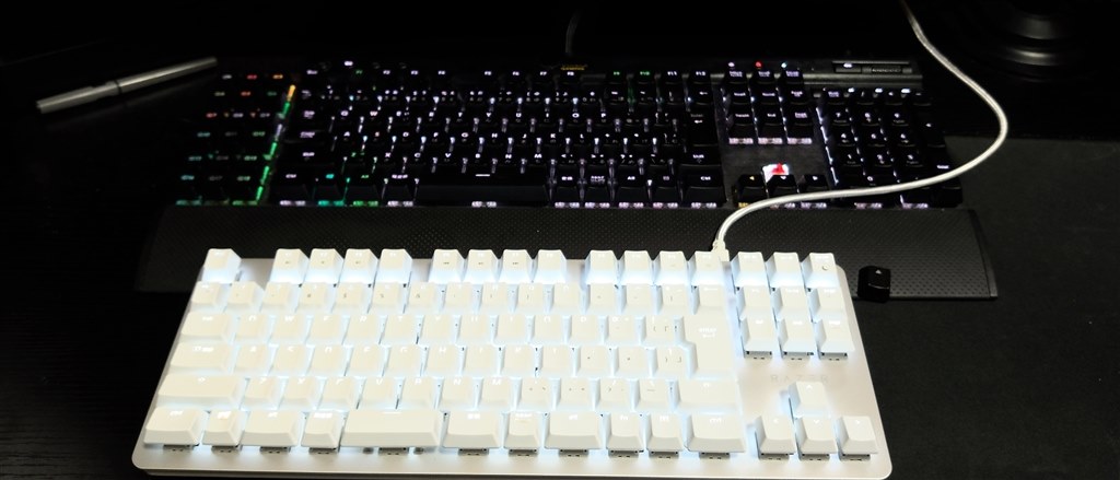 PC周辺機器Razer BLACKWIDOW LITE MERCURY WHITE - PC周辺機器