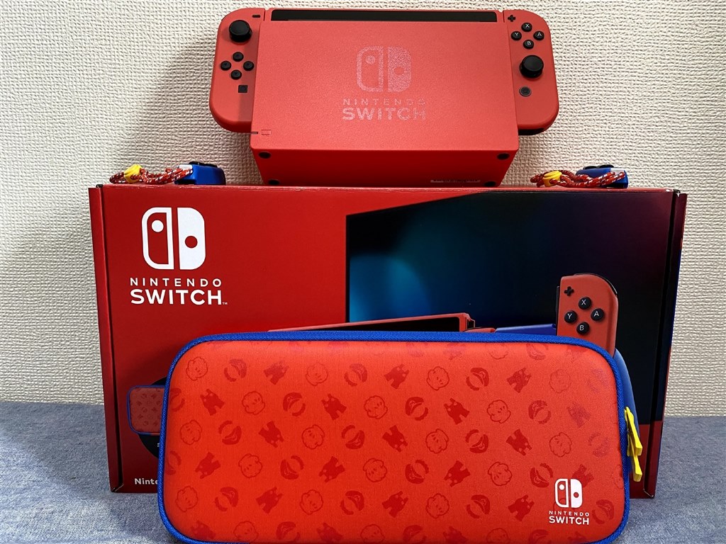 美品】Nintendo Switchマリオレッド×ブルー セット 家庭用ゲーム本体