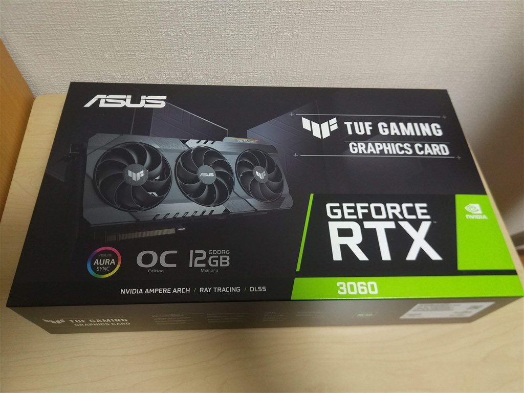 割高！でも静かだからヨシ！』 ASUS TUF-RTX3060-O12G-GAMING [PCIExp