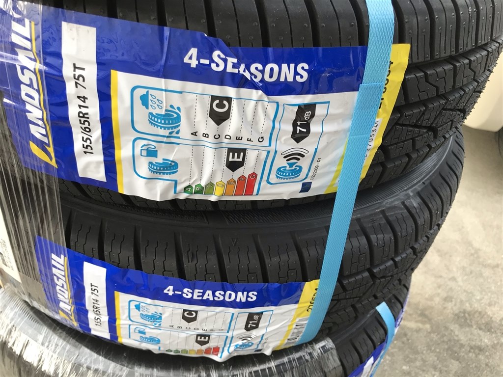 お値打ちタイヤだが、割り切りは必要』 LANDSAIL 4 SEASONS 155/65R14 75T 馮道さんのレビュー評価・評判 - 価格.com