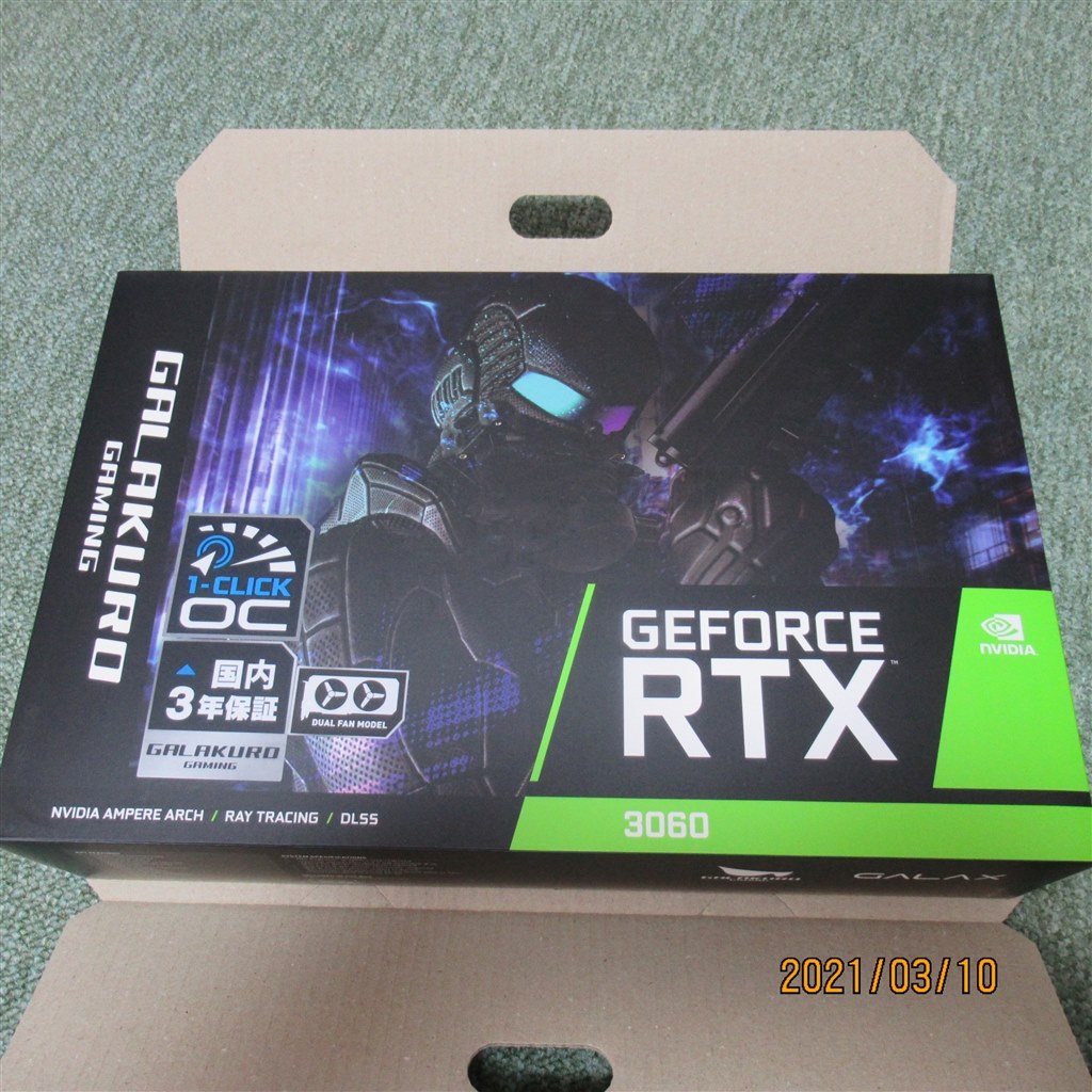 価格と性能があっていない』 玄人志向 GALAKURO GAMING GG-RTX3060 ...