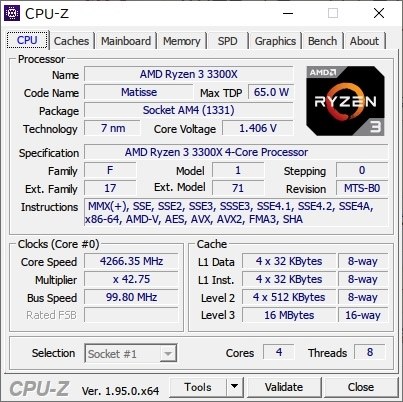 AMD Ryzen 3 3300X BOX投稿画像・動画 - 価格.com