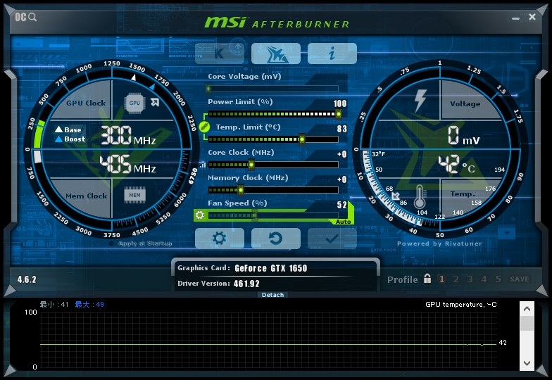 工場出荷時の設定でファンが80%までしか回転しない？』 ASUS PH-GTX1650-O4GD6-P [PCIExp 4GB]  ノブ(♭9)さんのレビュー評価・評判 - 価格.com