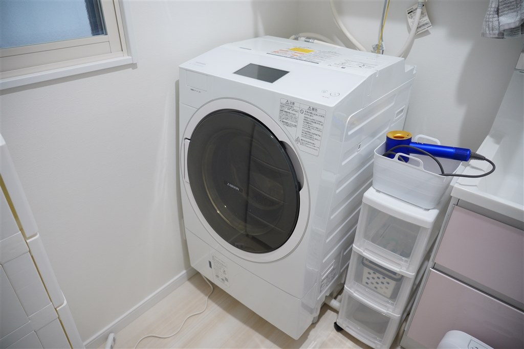 東芝（TOSHIBA）ドラム式洗濯機　ZABOON TW-127X9L 白生活家電