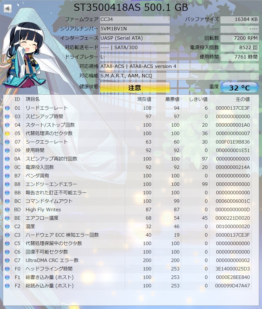 スケルトンhddにして余生を過ごさせます Seagate Stas 500gb Sata300 70 Yangnamさんのレビュー評価 評判 価格 Com スケルトンhddにして余生を過ごさせます Seagate Stas 500gb Sata300 70 Yangnamさんのレビュー評価 評判 価格 Com