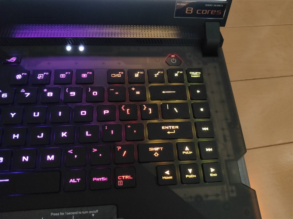 高性能なゴツゴツのゲーミングノートパソコン Asus Rog Strix Scar 15 G533qs G533qs R7r3080pq K A M Eさんのレビュー評価 評判 価格 Com