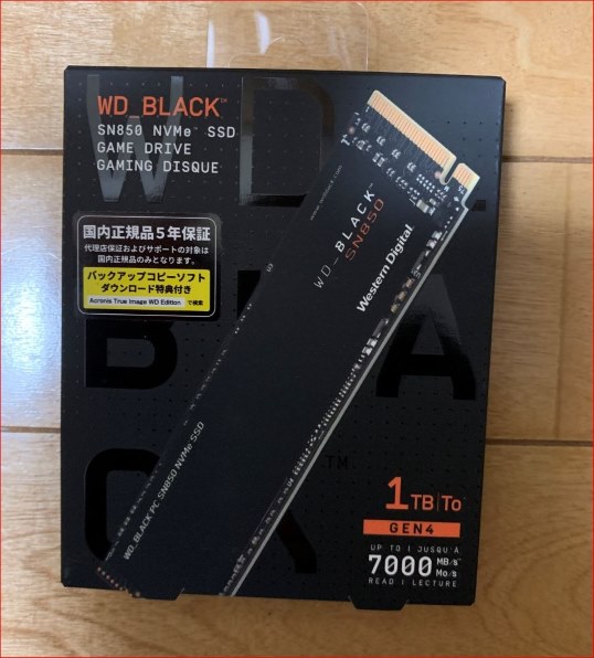 WESTERN DIGITAL WD_Black SN850 NVMe WDS100T1X0E-00AFY0投稿