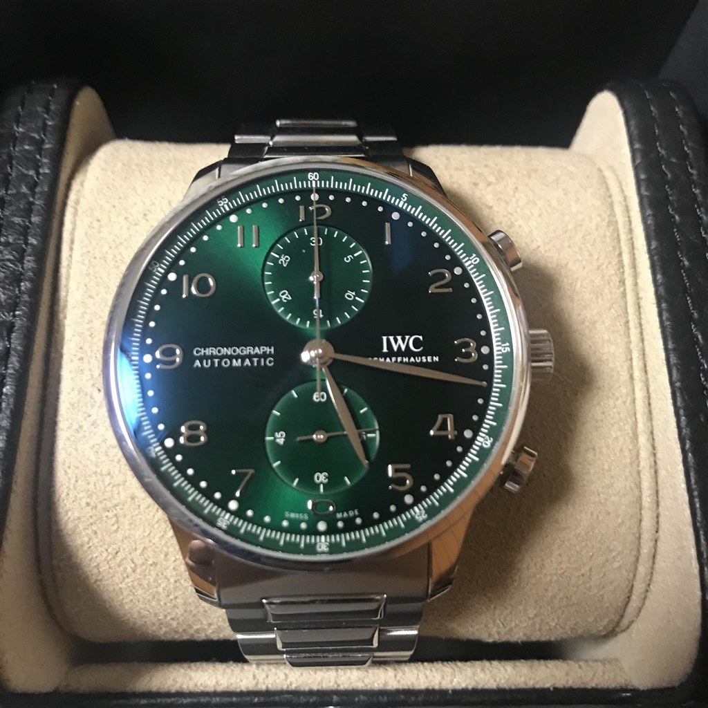 グリーンの文字盤が素敵です』 IWC ポルトギーゼ・クロノグラフ