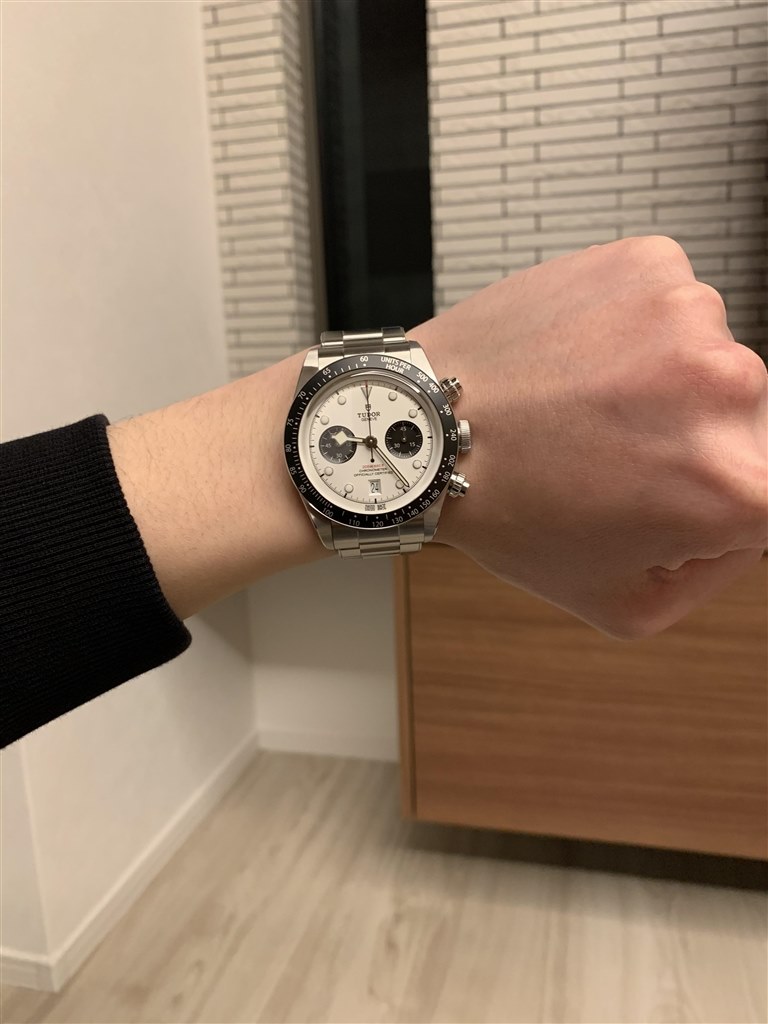 【TUDOR】チューダー　メンズ腕時計　79360N　ヘリテージ ブラックベイ クロノグラフ 　SS×純正革ベルト　機械式　ランクS