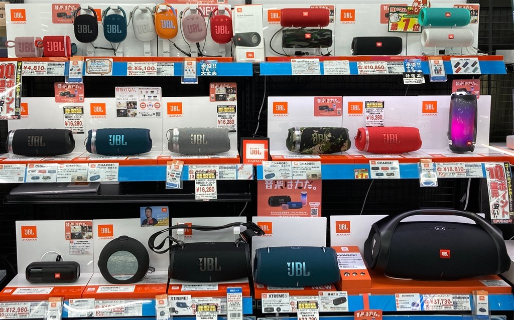 2-Wayスピーカ、キャップレス防水USB充電、7500mAhバッテリ