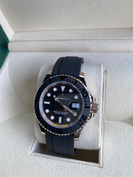 ブラックグレー non non様 ロレックス ヨットマスター40 Ref.126655 ブラック 新品