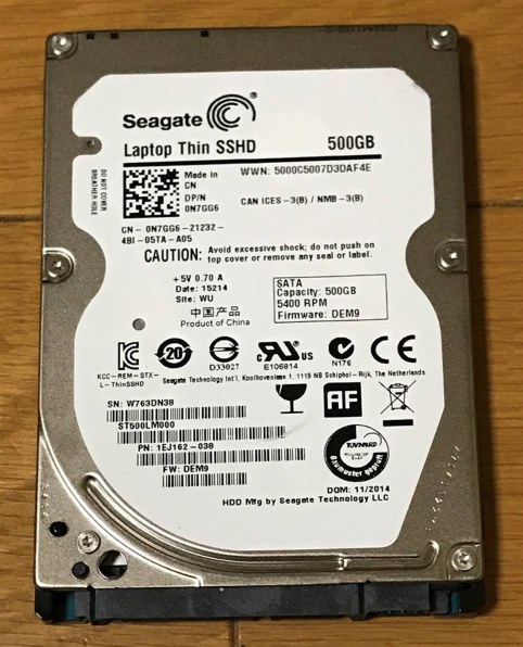 真新しいシーゲイトハードドライブST500NM011 Seagate Constellation ES 500 GB 7200RPM 6 Gb⁄s SAS 64MB キャッシュ 3.5インチ  内蔵ベアドライブ (ST500NM0001)