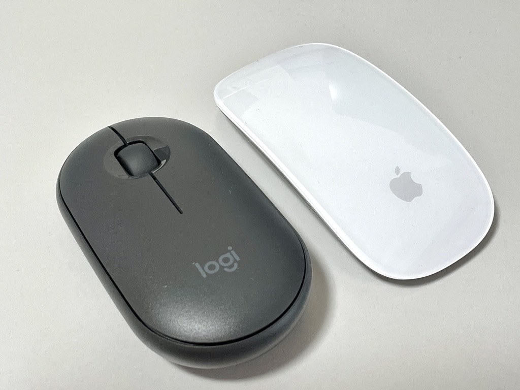 Bluetoothと無線接続の二刀流マウス』 ロジクール Pebble M350GR