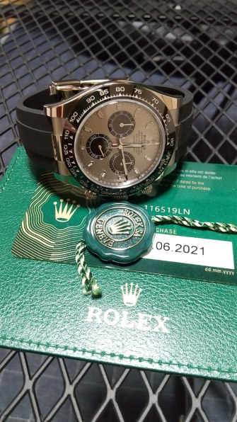 ロレックス コスモグラフ デイトナ 116519LN [ブラックラバーベルト