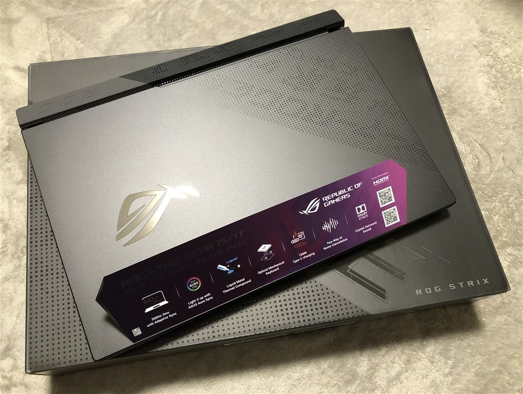 この性能の現在最高コスパのノートパソコン Asus Rog Strix Scar 17 G733qs G733qs R9xr3080ec3 Aiko Oxoxさんのレビュー評価 評判 価格 Com