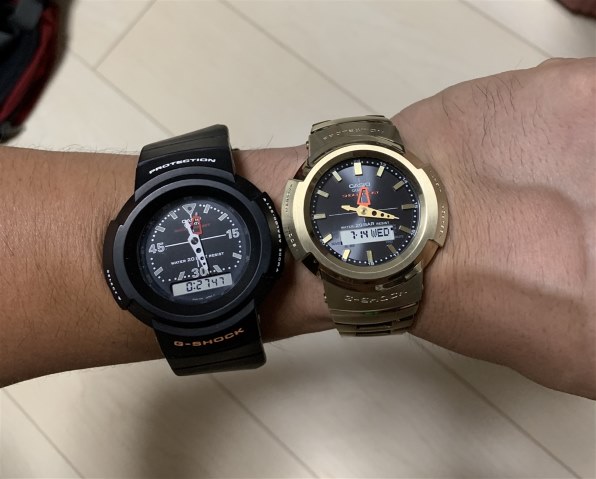 ホワイト匿名配送可　カシオ　G-SHOCK AWM-500GD-9AJF