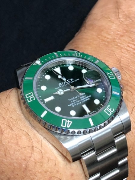 ロレックス サブマリーナーデイト 116610LV(グリーン) レビュー評価