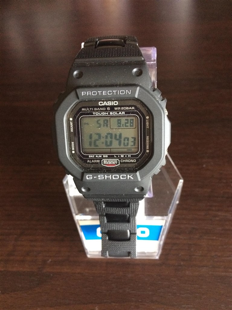 ファッションCASIO G-SHOCK GW-5000 メタルバンド