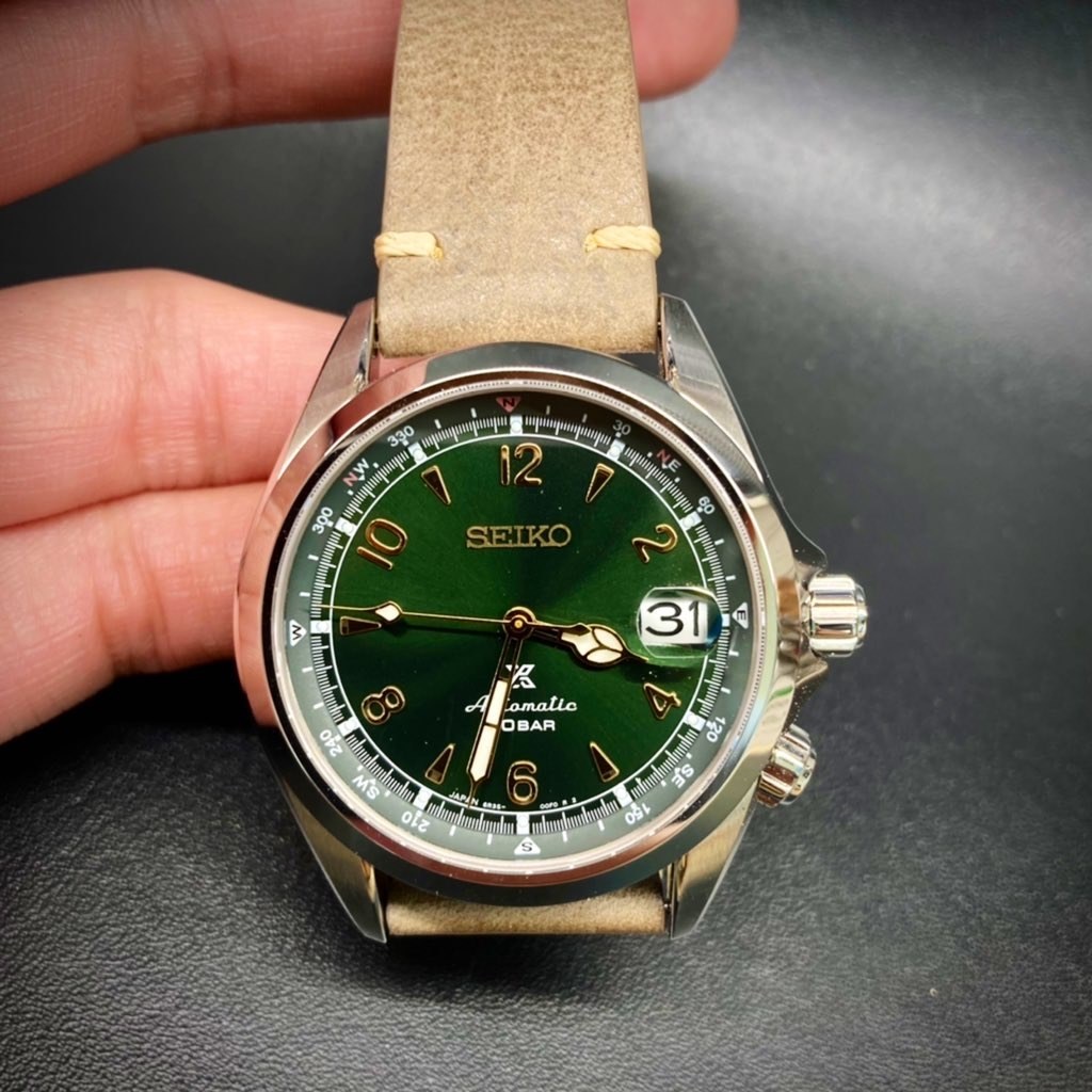 SEIKO SBDC091 緑のアルピニスト タイコノートベルト付き - 腕時計 ...