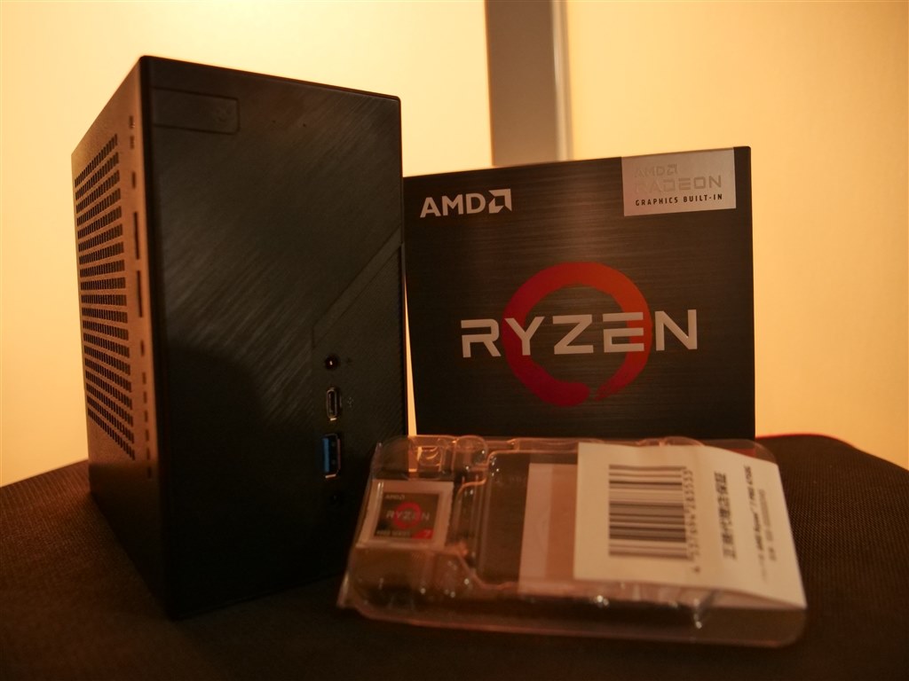 DeskMini X300のAPU載せ替えてみた!!』 AMD Ryzen 5 5600G BOX Ys幻影