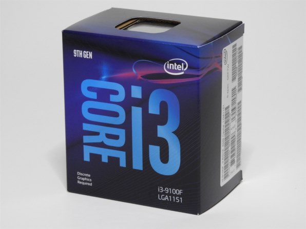 Intelcpu corei3-9100F （箱,あり)