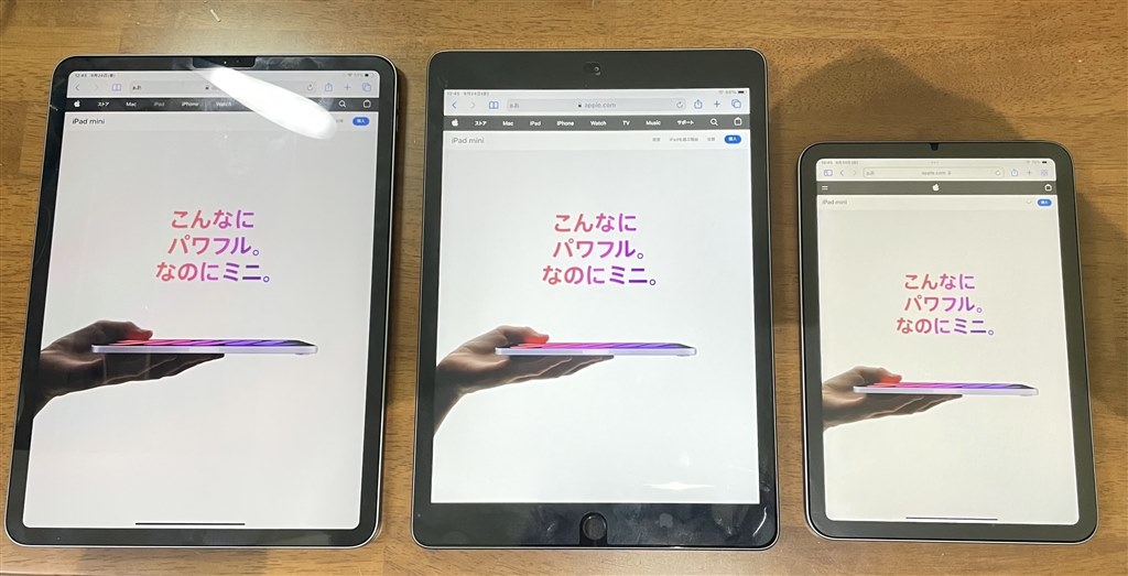 完成されたサイズ・スペック』 Apple iPad mini 8.3インチ 第6世代 Wi