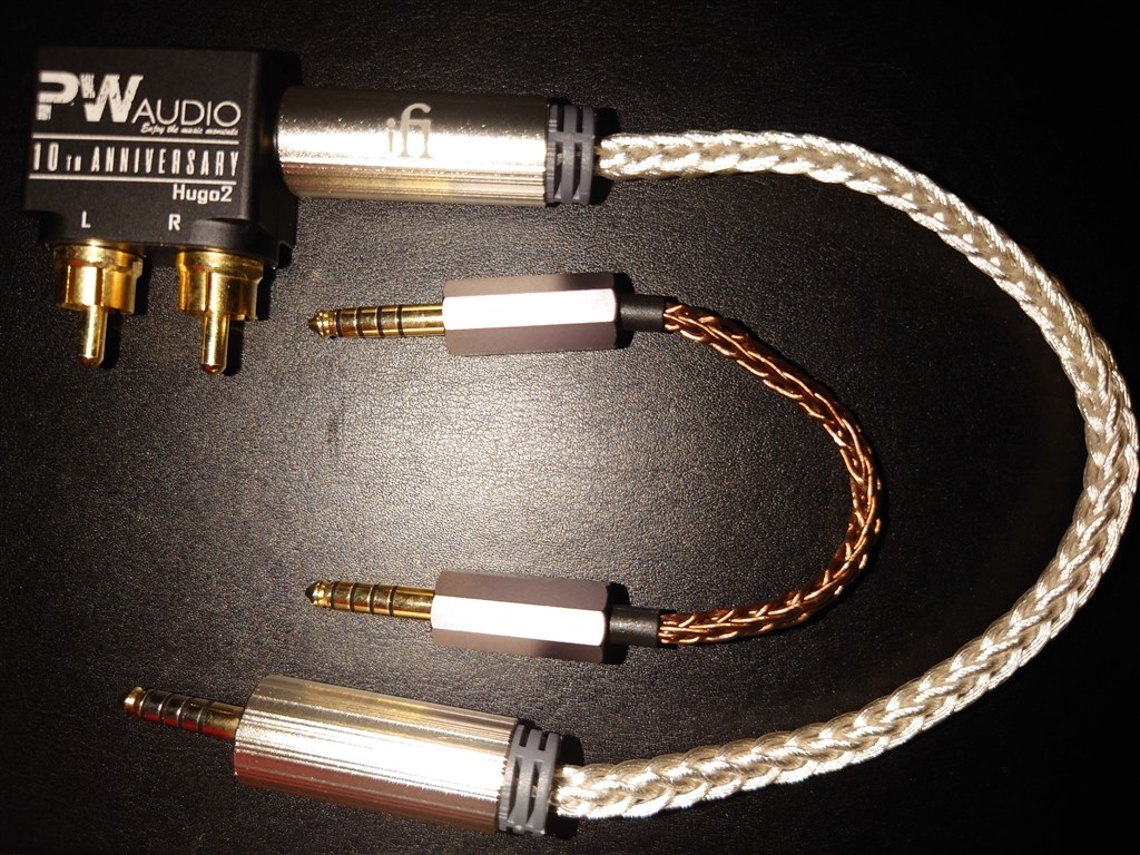 安定的な接続を求める場合に最適』 iFi audio 4.4mm to 4.4mm cable 