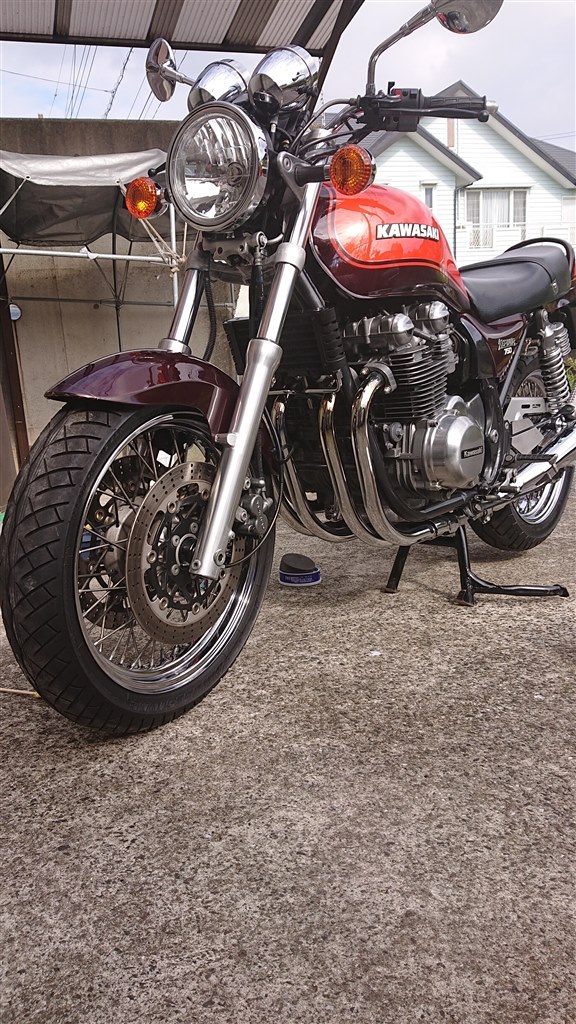 100@8505【評価A】 KAWASAKI カワサキ ゼファー 400 χ カイ 系 リア