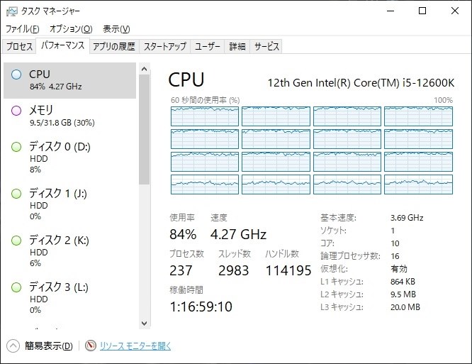 速さにビックリ！』 インテル Core i5 12600K BOX 玄関番さんの