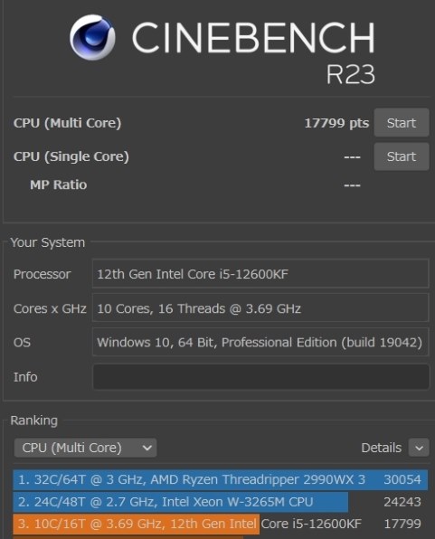 インテル Core i5 12600KF BOX投稿画像・動画 - 価格.com