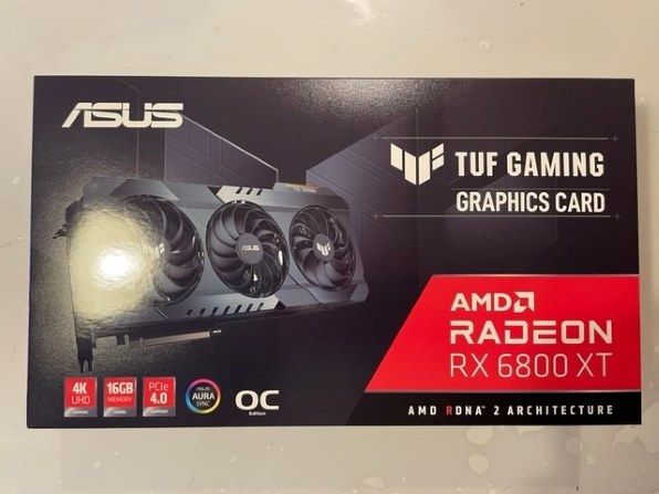【新品同様】ASUS TUF-RX6800XT-O16G-GAMING ROG Strix LC Radeon™ RX 6800 XT OC Edition 16GB GDDR6 | ビデオカード