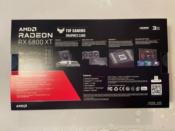 ASUS TUF-RX6800XT-O16G-GAMING [PCIExp 16GB] レビュー評価・評判