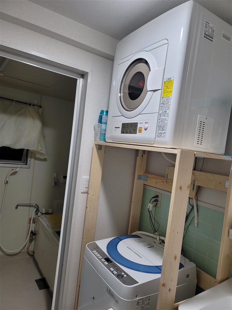 パナソニック 衣類乾燥機 NH-D603 スタンド付き - 神奈川県の家具