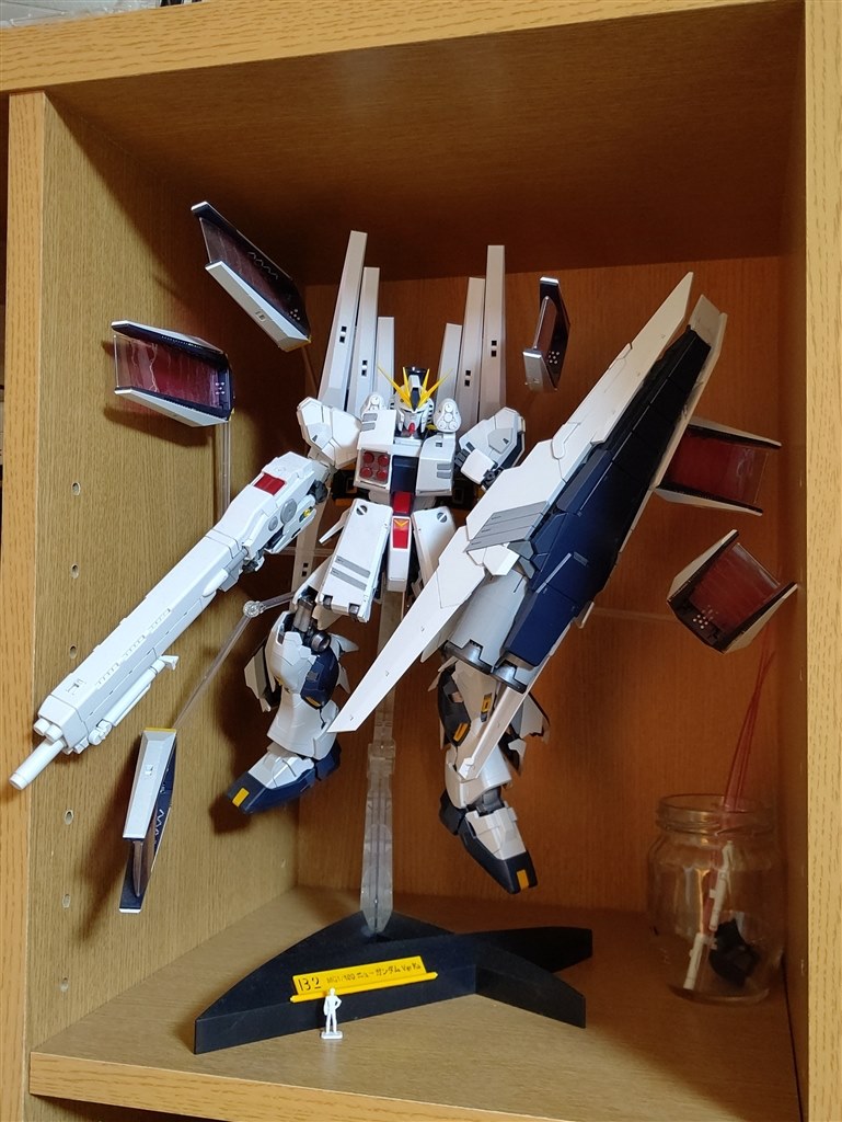 Hws拡張セット ダブル フィン ファンネル拡張セットを組み込み Bandai Mg 1 100 機動戦士ガンダム 逆襲のシャア Nガンダム Ver Ka ピーシーファナーさんのレビュー評価 評判 価格 Com