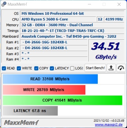 UMAXと言ったら…』 UMAX UM-DDR4D-2666-32GBHS [DDR4 PC4-21300 16GB 2