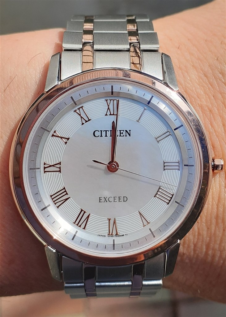 CITIZEN EXCEED 年差時計(G530) - 腕時計(アナログ)
