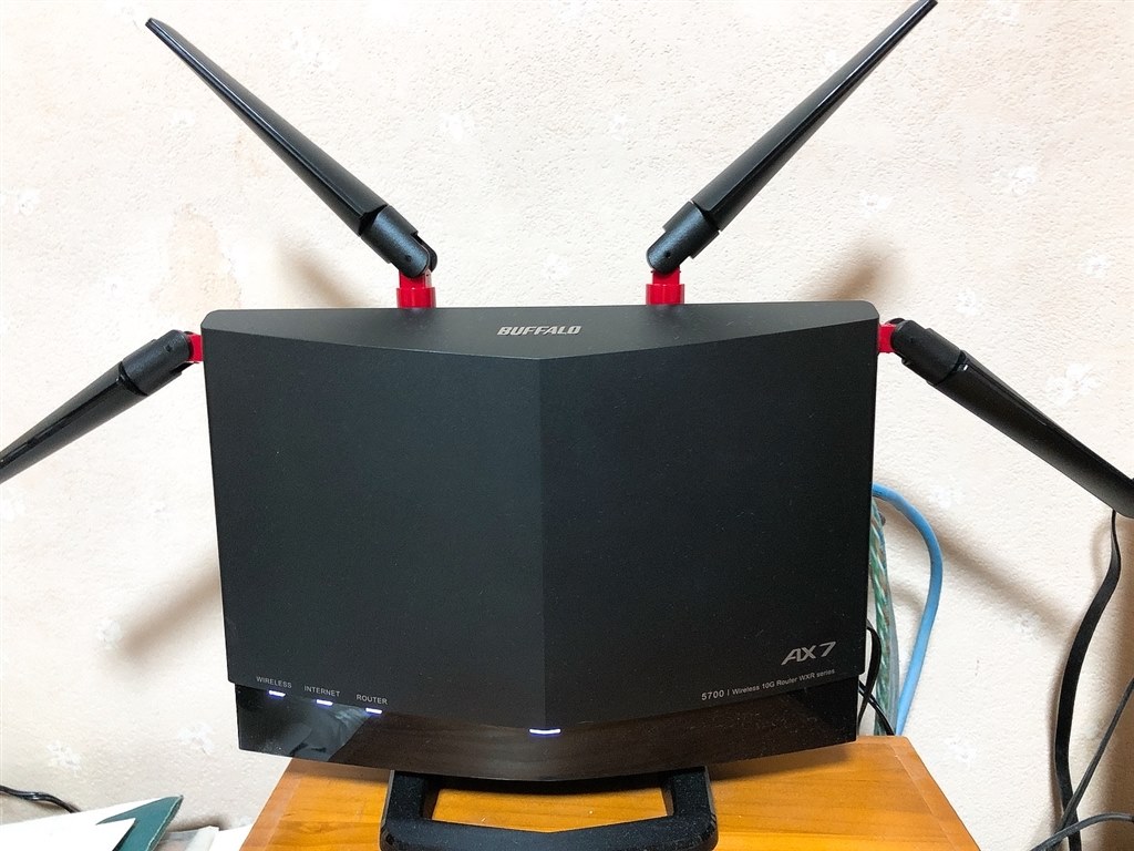 Wi-Fi6にして良かった』 バッファロー AirStation WXR-5700AX7S/D 