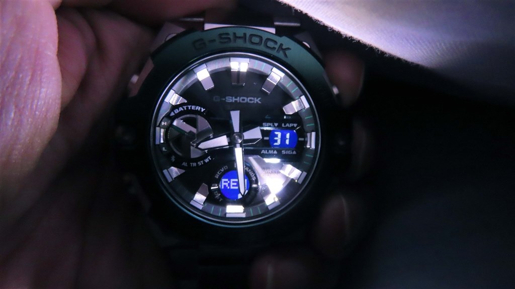 G-STEEL＞ブラック／グリーンIPベゼル | 静岡の宝石・時計専門店
