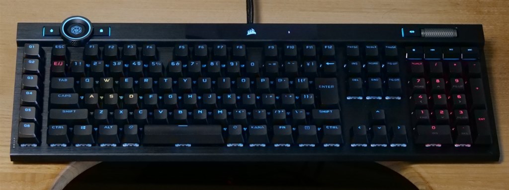 光学メカニカルキースイッチ」は試してみる価値あり！』 Corsair K100 RGB OPX CH-912A01A-JP [ブラック]  鴻池賢三さんのレビュー評価・評判 - 価格.com