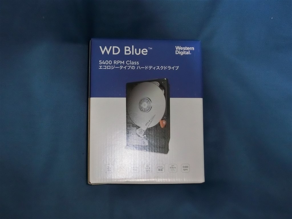 内蔵(3.5”HDD）WDBlue ４TB　WD40EZRZ　使用時間643時間