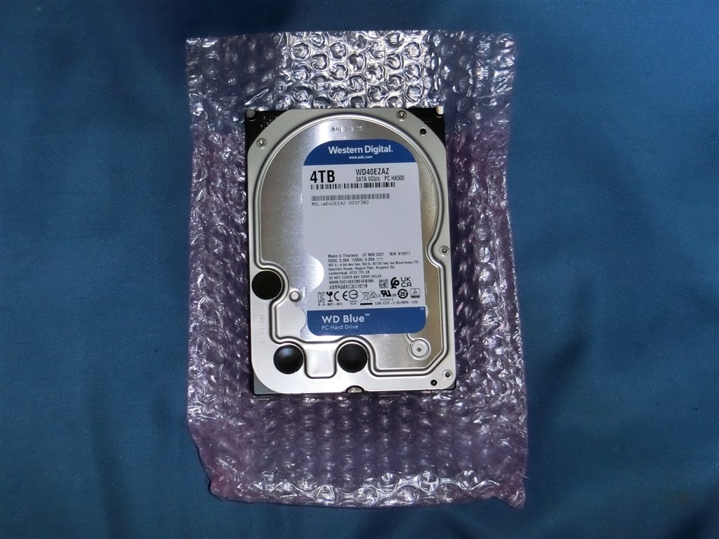 WD80EAZZのレビュー。』 WESTERN DIGITAL WD80EAZZ [8TB SATA600 5640