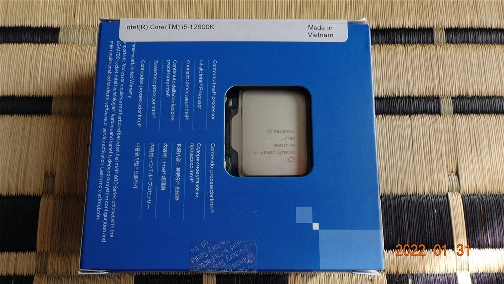 【新品未開封】Intel Core i5 12600K 納品書あり 動作保証 Amazon | Intel Core i5-12600K i5 12600K 3.4 GHz 新しい 10