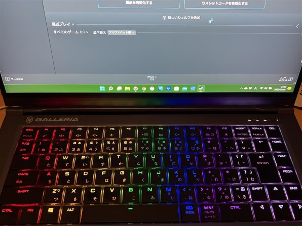 現行型 GALLERIA UL7C-R36 i7 11800H RTX3060